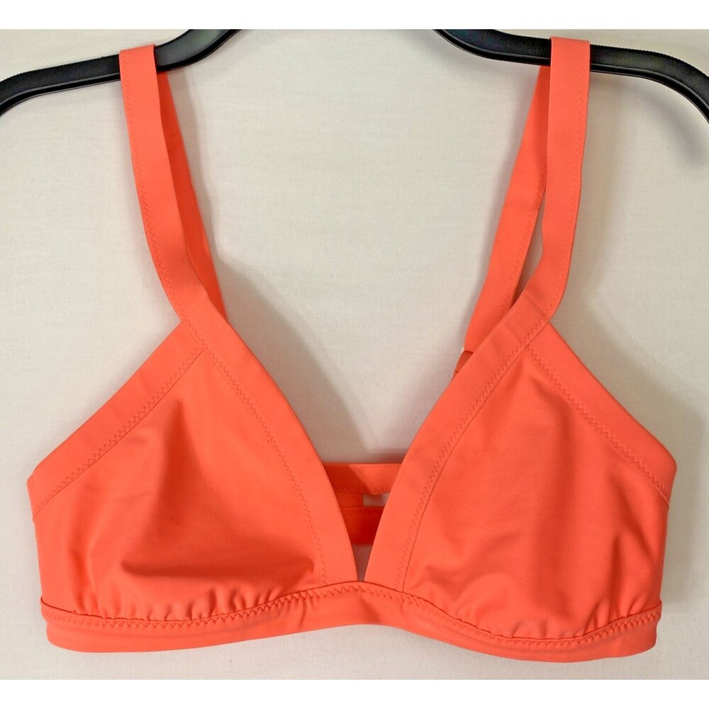 New Lululemon Sports Bra Orange Size Small No Size Dot- See Measurements